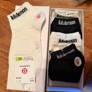lululemon athletica Women's Athletic Socks in Black and White